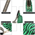 thumbnail image 5 of ALAZA Zebra Stripes Green Sling Bag for Women Men Waterproof Crossbody Chest Bags, 5 of 7