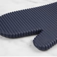 thumbnail image 4 of Oven Mitt 2-Pack Set KitchenAid Ribbed Soft Silicone Blue, 4 of 6