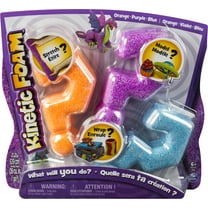 Kinetic Foam, Multi 3pk Purple, Orange, Blue