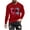Red, variant on cllios Long Sleeve Shirts for Men Funny Smiling Face Print Graphic Tees Classic Crew Neck T Shirts Fashion New Sweatshirt Streetwear