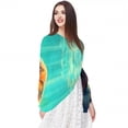 thumbnail image 5 of Turtle Elegant Chiffon Silk Hair Scarves - Lightweight and Breathable - 180*73 Size - Stylish Accessory for Women, 5 of 6