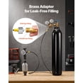 thumbnail image 7 of Hydraulic Nitrogen Accumulator Charging Kit, All-in-One Nitrogen Fill Kit, Pressure Test System with 3 Gauges (1500, 4000, 6000 PSI), 6 Adapters Couplings, 1 Gas Hose, 1 Valve, 1 CGA580 Adapter, 7 of 7