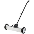 thumbnail image 5 of 45Lbs Rolling Magnetic Sweeper with Wheels, Push-Type Magnetic Pick Up Sweeper, 18-inch Large Magnet Pickup Lawn Sweeper, Magnet with Telescoping Handle, Easy Cleanup of Workshop Garage Yard, 5 of 9