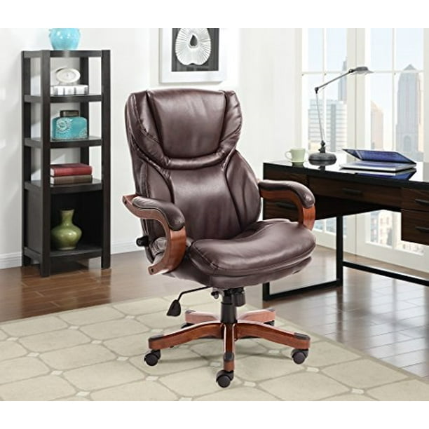 Serta 43506A Executive Office Chair, Biscut