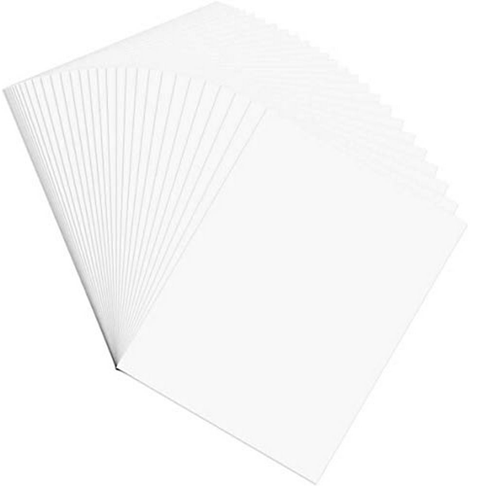 oopsu 25 sheets matte white waterproof decal paper premium
