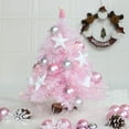 thumbnail image 2 of GadgetVLot Pink Little Christmas Tree Mini Desktop Ornaments Christmas Decoration Mini Christmas Tree, 2 of 11
