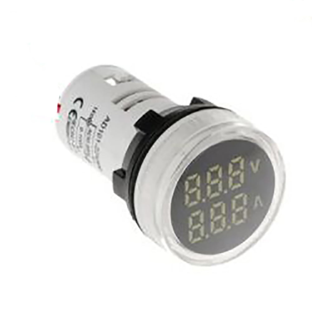 AC 20-500V LED Digital Display Voltmeter Signal Light Voltage Meter Indicator 