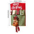 thumbnail image 3 of Ynlkorvg Protection de Meubles Chaise de Noël Père Noël Chapeau Rouge Housses de Chaise de Noël pour Table de Restaurant de Noël Décoration de Vacances, 3 of 4