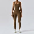 thumbnail image 1 of Traje de yoga de una pieza sin costuras de primavera, traje de una pieza ajustado elástico para deportes, danza abdominal, 1 of 2