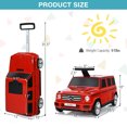 thumbnail image 2 of Gymax 2 in 1 Kid Riding Travel Suitcase Licensed Mercedes Benz Ride on Car Toy Red, 2 of 10