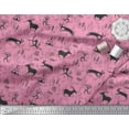 thumbnail image 3 of Soimoi Silk Fabric Reindeer,Tent & Human African Print Sewing Fabric Yard 42 Inch Wide, 3 of 3