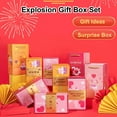 thumbnail image 5 of Regalo de cumpleaños explosivo Regalo con bolsa de regalo para nacimiento MEJORES DESEOS PARA TI Rosa, 5 of 5