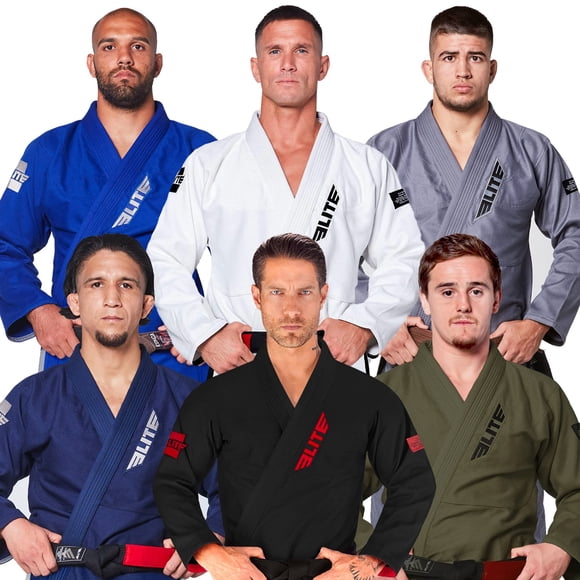 Kimono de BJJ Elite Sports con Tela Preencogida IBJJF y Cinturón