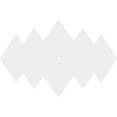 thumbnail image 4 of 36"W x 24"H x 1"ID x 11 1/4"C x 1"P Zoe Architectural Grade PVC Contemporary Ceiling Medallion, 4 of 11