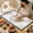 Gray, variant on Silicone Baking Mat with Measurement, Non Stick Silicone Pastry Mat for Dough Rolling, Silicone Mat for Baking Macaron Pizza Cookies Pie Crust Oven, Silicone Bread Mat