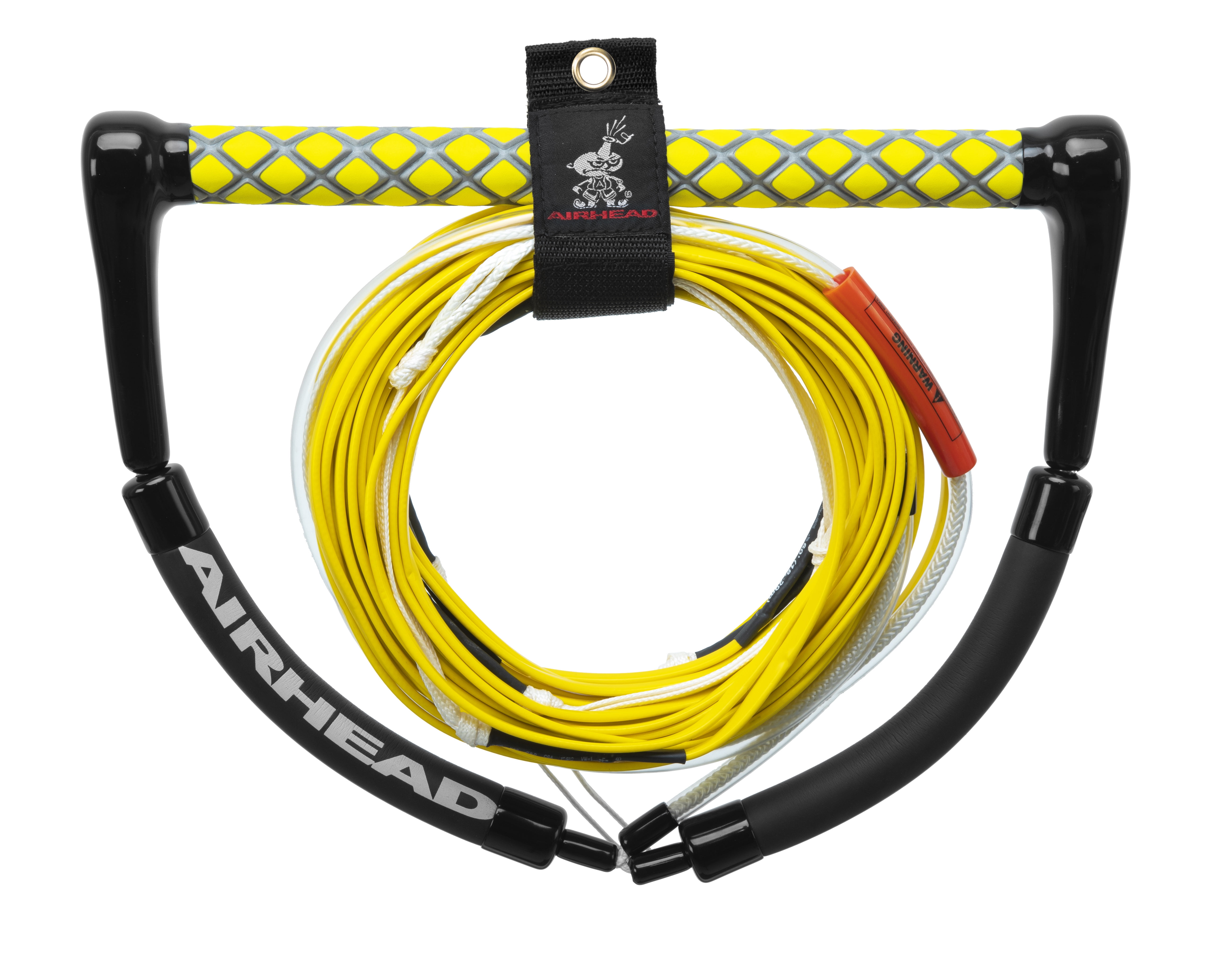 Airhead Wakeboard Tow Rope w/Phat Grip Trick Handle  ahwr-1 Yellow Low Stretch 