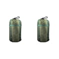 thumbnail image 2 of Soidarity Bolsa de compresión Hebilla ajustable Ahorro de espacio A prueba de rasgaduras Uniforme impermeable Material presurizado Saco para acampar al Verde militar 2piezas Soidarity CBP234849, 2 of 5