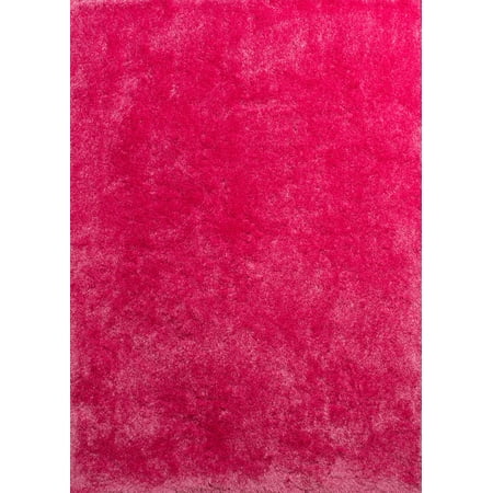 - United Weavers Bliss Area Rugs - 2300 00118 Shag & Flokati Pink Vibrant Plush Soft Featherlike Rug