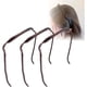 thumbnail image 1 of wonima11 Sunglasses Shape Invisible Hair Hoops-Square Hairband ，Curly Thick Headband ，Square Invisible Hairband for Women & Men (Brown and black(3*pc), large), 1 of 1