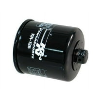 K&N Motorcycle Oil Filter: High Performance, Premium, Designed to be used with Synthetic or Conventional Oils: Fits Select Kawasaki Vehicles, KN-128