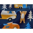 thumbnail image 5 of oneOone Viscose Jersey Navy Blue Fabric Camping Hike Point Quilting Supplies Print Sewing Fabric By The Yard 60 Inch Wide, 5 of 7