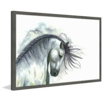 "Triumphant Unicorn" Framed Painting Print