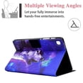 thumbnail image 3 of Allytech for Samsung Galaxy Tab A7 Lite Case 8.7" 2021, Premium PU Leather Folio Flip Stand Shell with Card Slots Holder Protective Wallet Case for Galaxy Tab SM-T220/T225/T227, Butterfly & Wolf, 3 of 5