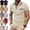 14# Khaki, variant on Men Polo Shirts Short Sleeve with Pocket Golf Polo Wicking Shirts for Men Casual Collared T-Shirts Pink 3XL