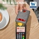 thumbnail image 5 of Cartera RUNBOX Slim de piel plegable con bloqueo RFID, gris, 5 of 6