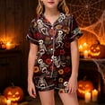 thumbnail image 2 of Leey-World Toddler Girl Pajamas Girls Halloween Pajamas - Kids 2 Piece Girl's PJ Set for Holiday - Short Sleeve Shirt & Shorts, 2 of 5
