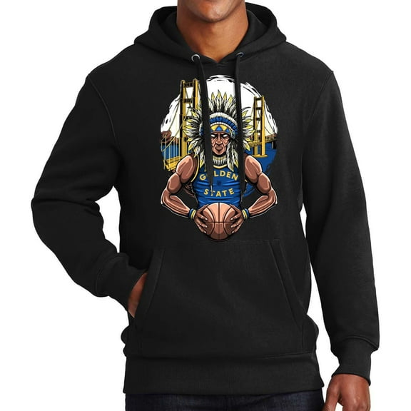 Game Garment Basketball Team Sports Fan Mens Hoodies Hooded Sweatshirt - Golden State Hoodie Black XS-3XL