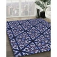 thumbnail image 2 of Ahgly Company Indoor Rectangle Patterned Night Blue Area Rugs, 5' x 7', 2 of 6