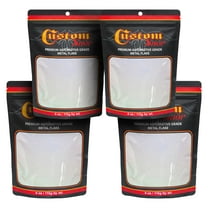 Custom Shop - Silver to Rainbow- 4 ounces of Holographic Micro Metal Flake .004" 100 Micron Size - Automotive Grade Flake, UV, Fade & Solvent Resistant - Metallic Auto Paint Glitter Spray Gun