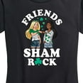thumbnail image 3 of Barbie - St. Patrick's Day Friends Sham Rock - Women's Short Sleeve Graphic T-Shirt, 3 of 5