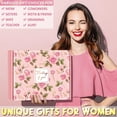 thumbnail image 6 of Gift Baskets for Women, 11 Pcs Rose Relaxing Spa Gift Basket - Care Package w/ Luxury Flannel Blanket 40 oz Tumbler, Beauty Spa Birthday Mother's Day Gifts for Mom Her Wife Sister, Pink, 6 of 9