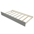 thumbnail image 7 of Harper & Bright Designs Twin Size Platform Bed with Trundle, Gray, 7 of 7