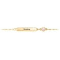 thumbnail image 3 of Engravable Bar Bracelet with Birthstone, 3 of 7