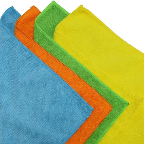 50PC Pack Microfiber Cleaning Wash Cloth Towel No-Scratch Rag Car Polishing Detailing