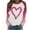 Multicolor 6, variant on BLVB Women Valentines Shirts Round Neck Long Sleeve Casual Heart T Shirt Love Graphic Sweatshirt Pullover Fashion Tops