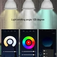 thumbnail image 4 of Lampe Intelligente GU10, Contrôle Vocal par Application Ampoule LED WiFi Intelligente RGB WW pour Maison pour Tuya, 4 of 8