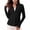 Black, variant on Womens Workout Tops Long Sleeve 1/4 Zip UV Sun Protection UPF 50  Quick Dry Workout Hiking Athletic Shirts Rash Guard for Women Gym Tops