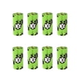 thumbnail image 1 of Bolsas biodegradables y ecológicas para excrementos de perro con dispensador a prueba de fugas 8 rollos, 1 of 8