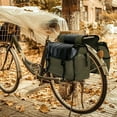 thumbnail image 2 of Canvas Bike Double Pannier Water Resistant Rack 40L Capacity, 2 of 7
