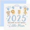 thumbnail image 1 of Tarjeta de felicitación Old English Company Premium 2025 New Baby Boy, 1 of 7