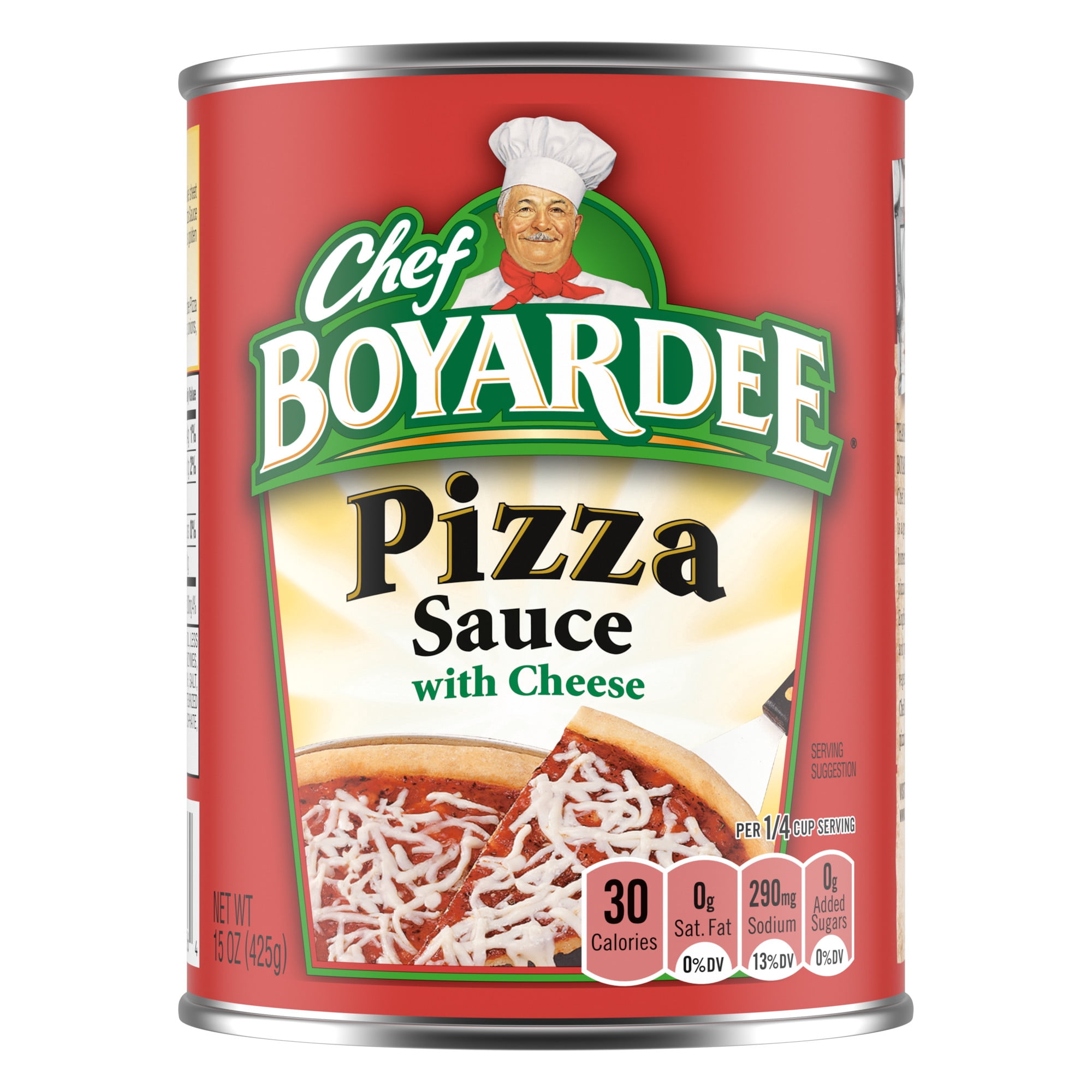 Chef Boyardee Pizza Sauce with Cheese, Ready-to-Eat Meal, 15 oz.