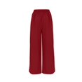thumbnail image 3 of Women's Casual Pants Drawstring Print Color Block Side Striped Straight Leg Wide Leg Loose Pants, 3 of 9
