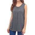 thumbnail image 2 of Women's Maternity Nursing Tank Top Ruched Breastfeeding Clothes 3-Pack, 2 of 6