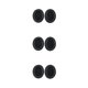 thumbnail image 1 of Kearding Almohadillas para los oídos Cojín Profesional Montado en la cabeza Reemplazo de auriculares de cuero marrón negro para auriculares WH-1000XM4 Type1 NO1, 1 of 6
