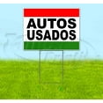 thumbnail image 1 of Autos Usados (18" x 24") Yard Sign, Includes Metal Step Stake, 1 of 6
