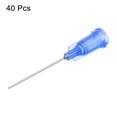 thumbnail image 3 of Aguja de dispensación de punta roma Uxcell para pistola de pegamento líquido, 22G 1", 40 piezas (azul), 3 of 5